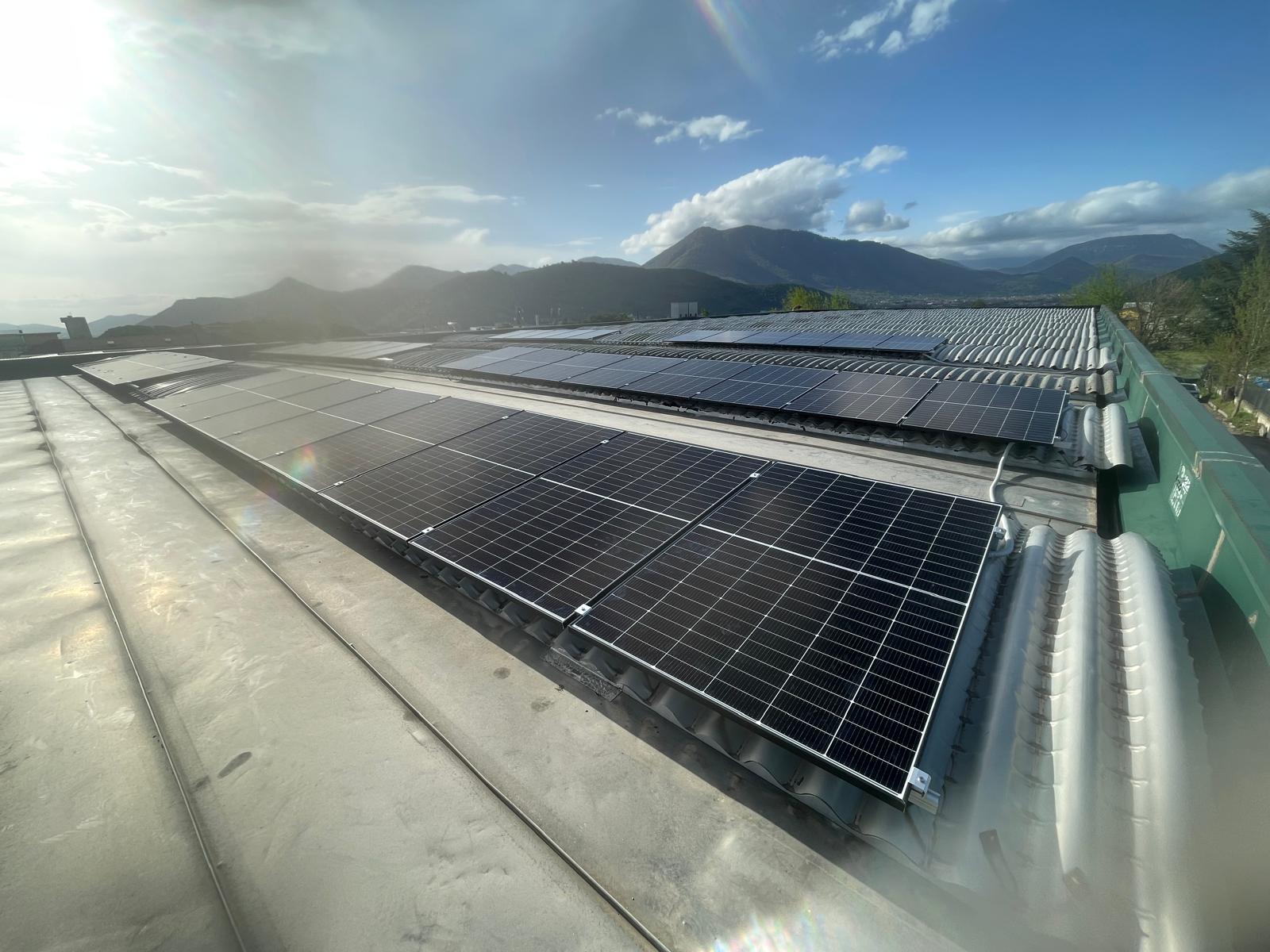 Impianto fotovoltaico di Meridiana Aspiratori S.r.l.